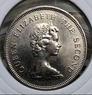 D1.1香港壹圓 1980年【女王頭一元】【英女王伊利沙伯二世】香港舊版錢幣・硬幣 $45