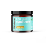 Everyone Hair Care 5 Star Deep Conditioner - Coconut & Lemon, 8 fl oz Bottle, Hair Mask for Dry Dama