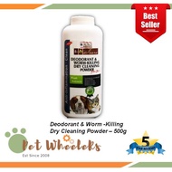 Deodorant & Worm-killing Dry Cleaning Powder For Cats & Dogs 200g
