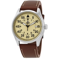 Orient Military Time RA-AC0H04Y10B Brown Strap Automatic Mens Watch