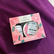 ［包郵］Body shop British Rose 英倫玫紅 梘液連潤膚禮盒套裝