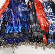 Lanyard Custom Tali Gantungan Id Card Printing 2 Sisi Bahan Tisu Premium