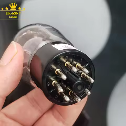 PSVANE UK-6SN7 Vacuum Tube Replacement 6N8P 6SN7GT 6SN7 CV181 Tube Upgrade 6H8 UK Black Seat Gold Fo