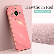 Xiaomi Redmi A3 4G 2024เคส6D หรูหราสำหรับ Redmi A3 A2 A1 + RedmiA3 A3 A3 + Xiaomi 4G 5G 2024ซิลิโคนนิ่มสี่เหลี่ยมกันกระแทกฝาครอบโทรศัพท์ TPU เลนส์กล้องถ่ายรูปปกป้องเคสโทรศัพท์ปกหลังคู่