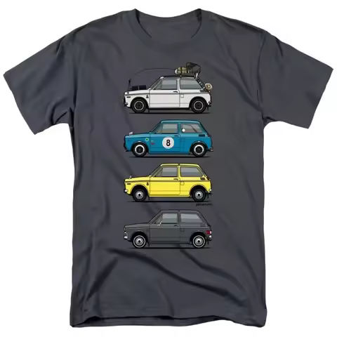 Honda Men's and Women's T-Shirt Summer N360 N600 Kei Cars Racing Motorcycle Riding Off-Road Lovers S