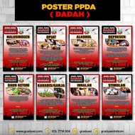 Poster PPDA,  Poster Bahaya Dadah sekolah rendah dan menengah, Keceriaan Sekolah [ 8 pcs ] #qts