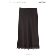 LA9235 - Coffee Lace | Skirt Skirt