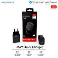 Myroots Adaptor Charger Voltix 35W Super Fast Charging Type-C Premium