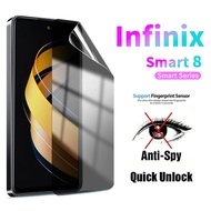 Infinix Smart 5 7 8 Hot 9 10S 11S 30i เล่น40i Pro Note 12 G96 30ศูนย์ X Neo 30 4G 5G 2023ความเป็นส่วนตัวฟิล์มบางปกป้องหน้าจอเต็มรูปแบบ