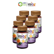 VISIO A+ วิสิโอ เอ พลัส ผลิตภัณฑ์เสริมอาหารดูแลดวงตา 30 แคปซูล (7 กระปุก) #202159