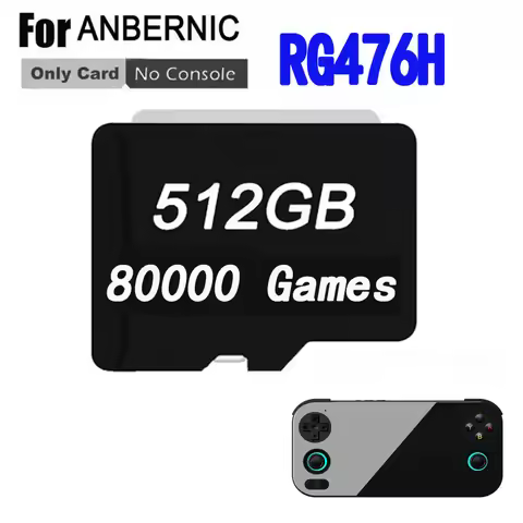 FOR ANBERNIC RG476H TF Card Portable PS2 Handheld Game Console Memory Card SD Card 80000 Games PS2 5