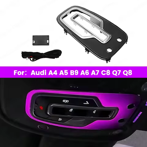 LED 32 color ambient light top reading light For Audi A4 A5 A6 A7 C8 A4 A5 Q7 B9 Car Upgrade Refit L