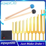 eQQTuning Forks Set 9Pcs 174/285/396/417/528/639/741/852/963Hz Tuning Fork, Sound Healing Tool Set f