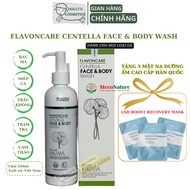Centella Facial Cleanser & Flavoncare Centella Face and Body Wash 240ML