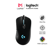 Chuột game có dây RGB Logitech G403 Hero - cảm biến 25k công thái học nhẹ 87g 6 nút lập trình