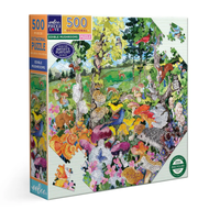 eeboo Edible Mushrooms 500 Pc Octagon Puzzle จิ๊กซอว์รูปเห็ดที่กินได้แบบ 500 ชิ้น