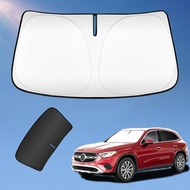 Sun Shade Sunshade for Mercedes Benz GLC 260 GLC 300 GLK-Class 2023-2025 2026 Windshield Cover, 2-La