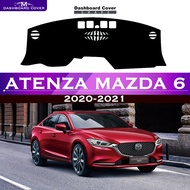 for Mazda 6 2020-2021 Atenza Anti-Slip Car Dashboard Cover Avoid Light Pad Instrument Platform Desk Mat Dash Carpet Protective Sunshade Accessories
