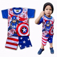 Captain america shirt captain america short suit