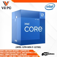 [LOCAL STOCK] INTEL i7-12700 with Intel UHD Graphics 770, LGA1700 Socket supported, 12th Gen i7 Desktop Processor
