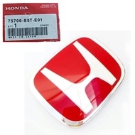 Honda City Civic Accord Jazz CRV HRV BRV Type R Logo Emblem JDM Red Black Car Logo(75700-S5T-E01)