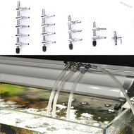 i8h4yxay32  Stainless Steel Aquarium Tank Air Pump Air Flow Splitter Air Flow Tube Pipe Line Control