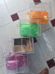 Lồng mặt hề full phụ kiện cho hamster