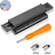 Alittlesearch NES Cartridge Slot, 72 Pin NES Connector With 3.8mm 4.5mm Screwdriver Bit For Nintendo