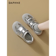 Daphne Silver Training Shoes Women's 2026 New Style Spring Velcro Women's Shoes Sports Casual Shoes 