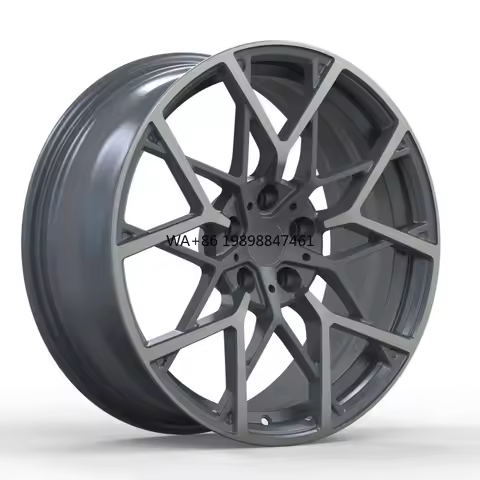 for Rimpower 17/18/19/20 Inch Multi-Spoke Black Alloy Wheels 5x114.3 5X112 5X108 Fit Luxury high-end
