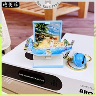 Chill Beach 3D Keychain - Unique and Meaningful Book Gift