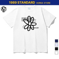 1989STANDARD BW Flower Over fit Short-sleeved shirt(SISSTD-0034)