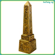 Statue Egyptian Tower Ornament Goddess Artwork Psychological Sandbox Desktop Decor for Home Resin Figurine Travel