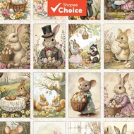 Easter 32pcs Bedroom Decor Postcards – Thick Cardstock, HD Print, Decorative Stickers, Gift Souvenir