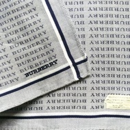 Burberry Vintage 手帕領巾 方巾 ચિહ્ન લોગો 19 x 19 ઇંચ