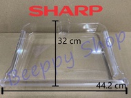 ถาดใต้ช่องฟรีส Sharp ชาร์ป รุ่น SJ-N15/M15/G15/M19/N19 ถาดแช่เนื้อ Meat Tray ถาดใต้ช่องแข็ง ชั้นวางใ