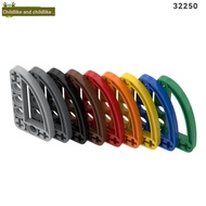 Compatible with Lego 32250 3x5 Fan-Shaped Arm with Bolt Hole High-Quality Parts MOC Toys DIY Assembl