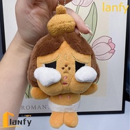 LANFY Popmart Crybaby Figure Doll, Popmart Crybaby Cartoon Pendant Plush Crybaby Key Ring, Action Fi