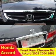 For honda accord 2003 2004 2005 front Rear Chrome Bar - Replace Type Car Accessories Stainless steel
