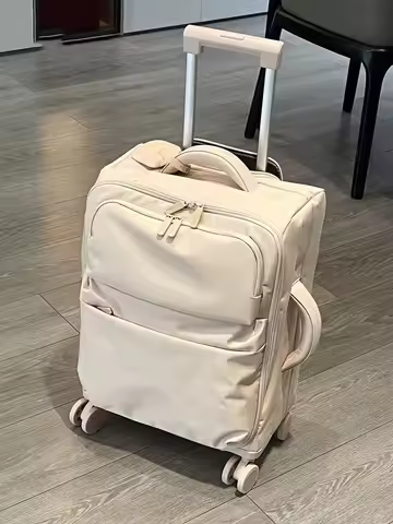 Ultra lightweight soft cloth suitcase, waterproof, silent wheels, luggage compartment, travel suitca