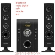 Original TERBUKTI Speaker polytron pma 9506 karaoke mic usb bluetooth radio sd