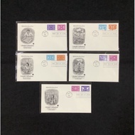 2016 USA Colourful Celebrations Booklet Issue(10 Designs)On Set Of Five P.C.S FDCs. Face Value Of Ea