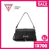 GUESS กระเป๋า รุ่น PA213220 ERIKA FLAP CROSSBODY สีดำ