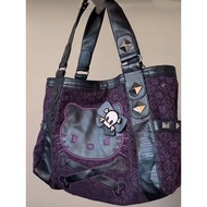Mine Series Bag Y2K y3k ins Style Hellokitty Stitching Purple Underarm Handbag Y2K Sweet Cool Hot Gi