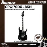 Ibanez GRG170DX-BKN Poplar Body Basswood GRG Electric Guitar - Black Night (GRG170DX BKN)