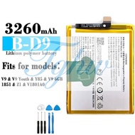 For VIVO V9 V9 YOUTH Y85 1851 Z1 V1801A0 Battery B-D9 Battery Repair Replacement Parts