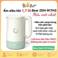 Latest 1,7L Bear ZDH-R17H3 electric kettle, limited edition, 304 stainless steel core, 1800w capacit