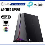 TP-LINK ARCHER GE550 BE9300 TRI-BAND WI-FI 7 GAMING ROUTER WITH GAME-STYLE DESIGN, HOMESHIELD, SUPPO