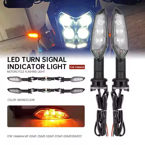 LED Light Turn Signal Indicator For YAMAHA MT-01 MT03 MT07 MT09 Tracer 9 900/GT Tenere 700 XSR 155 F