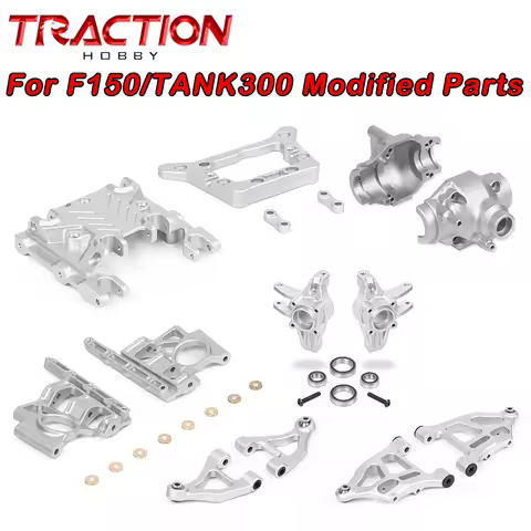 TRACTION HOBBY KM Modified Parts Metal Swing Arm Base C Chassis For ANK300 F150 1/8 RC Model Car Cra